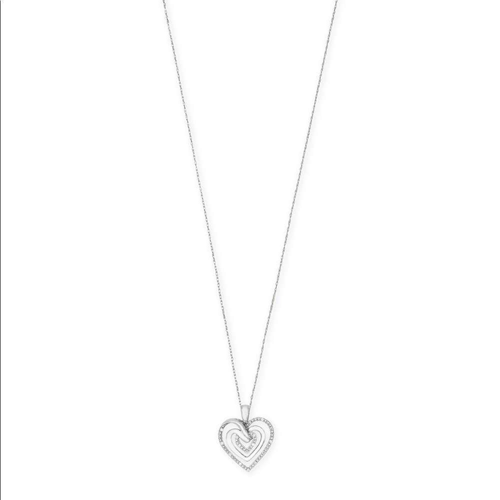 Macy's Diamond Multi-Heart 18" Necklace